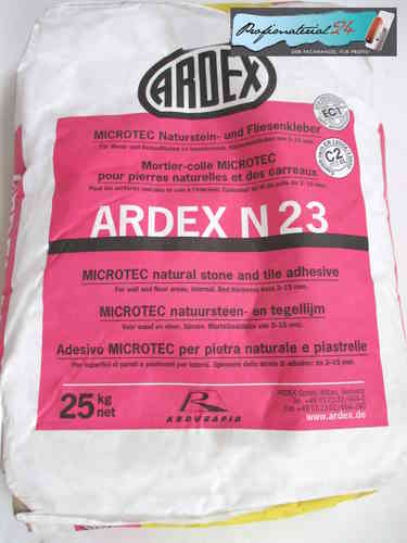 ARDEX N23 natural stone and tile adhesive, 25kg