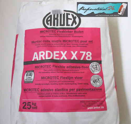 ARDEX X78, MICROTEC Flex-Tileadhesive, floor 25Kg