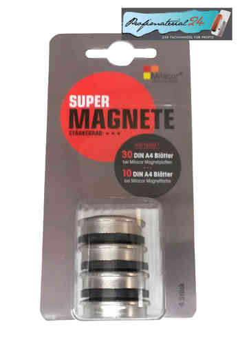 MILACOR super magnets, set of 4