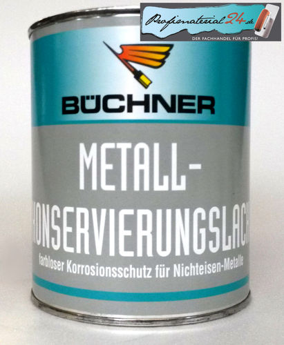 Büchner Metall-Konservierungslack / ALBRECHT Metallschutz-Klarlack 0,75L