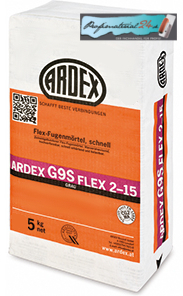 ARDEX G9S flexible tile grout fast 2-15