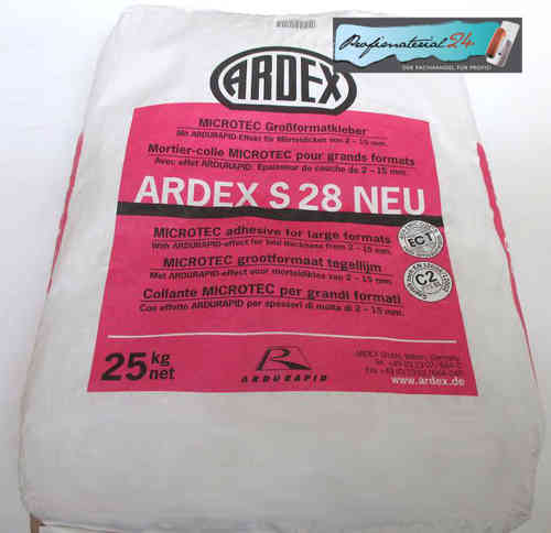 ARDEX S28NEU, MICROTEC Großformatkleber 25Kg
