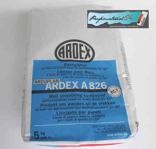ARDEX A826, Wandglätter