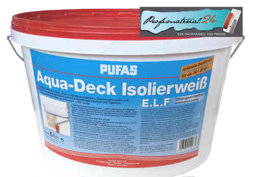 PUFAS Aqua Deck Isolierweiss E.L.F, Nikotinsperre