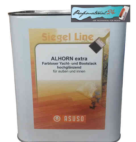 ASUSO Alhorn extra boat and clear varnish, high gloss