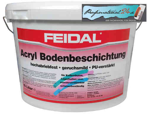 FEIDAL Acryl floor coating, silvergrey 10L