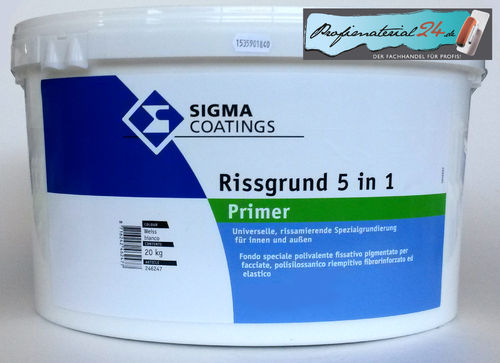 SIGMA crackprimer 5 in 1 white, 20kg
