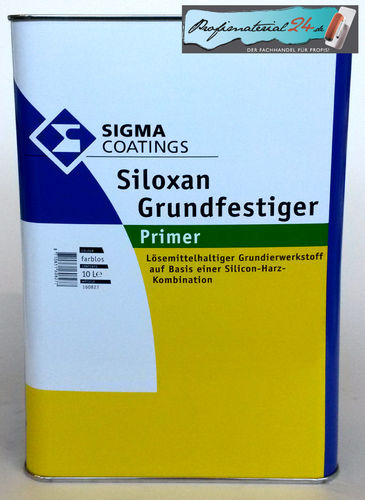 SIGMA siloxane priming sealer, 10L