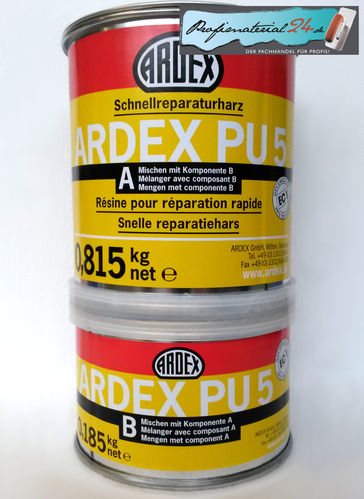 ARDEX PU 5, quick repair resin 1kg