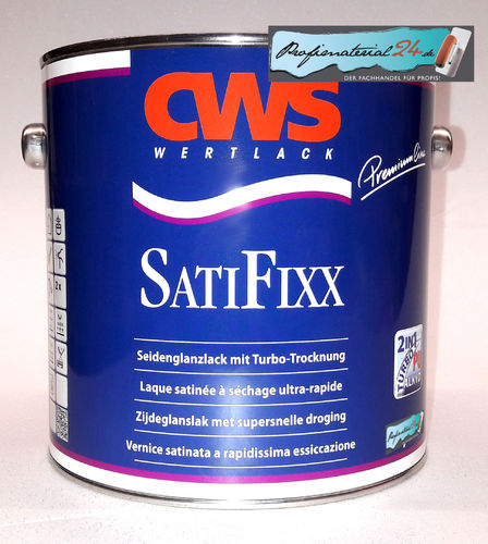 CWS SatiFixx, silk gloss lacquer with turbo-drying effect