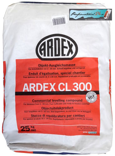 ARDEX CL300 commercial levelling compound, 25kg