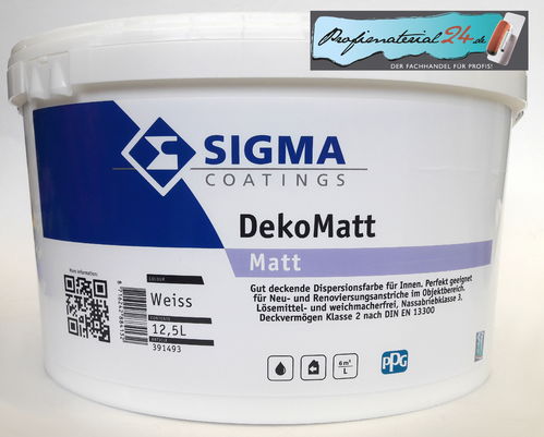 SIGMA DekoMatt white, 12,5L